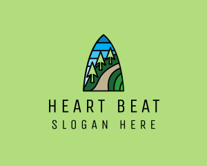 Mountain Path Mosaic  logo design