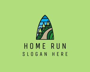 Mountain Path Mosaic  logo design