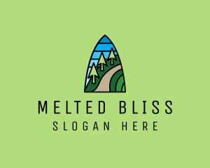 Mountain Path Mosaic  logo design