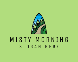 Mountain Path Mosaic  logo design