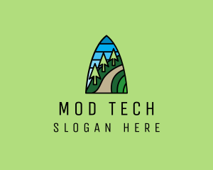 Mountain Path Mosaic  logo design