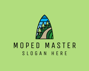 Mountain Path Mosaic  logo design