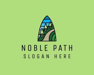 Mountain Path Mosaic  logo design