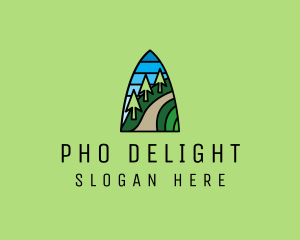 Mountain Path Mosaic  logo design