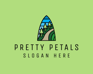 Mountain Path Mosaic  logo design