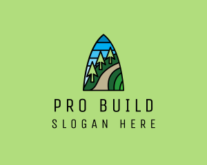 Mountain Path Mosaic  logo design