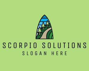 Mountain Path Mosaic  logo design