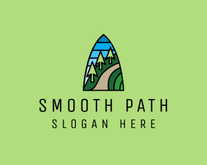 Paving - Mountain Path Mosaic logo design