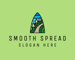 Mountain Path Mosaic  logo design