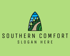 Mountain Path Mosaic  logo design