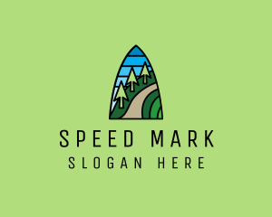 Mountain Path Mosaic  logo design