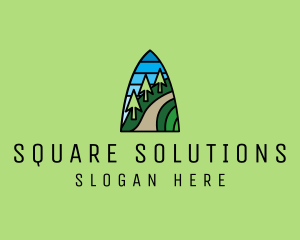 Mountain Path Mosaic  logo design