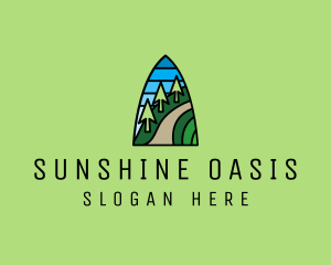 Mountain Path Mosaic  logo design