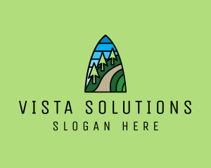 Mountain Path Mosaic  logo design