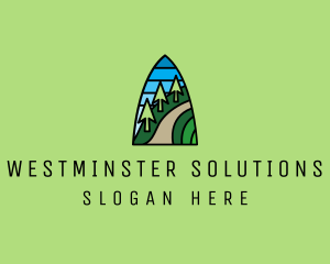 Mountain Path Mosaic  logo design