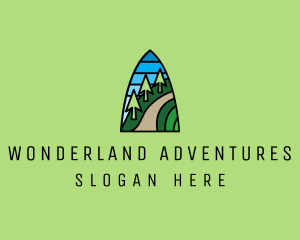 Mountain Path Mosaic  logo design