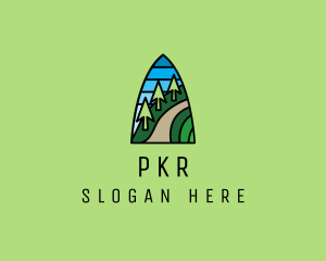 Mountain Path Mosaic  logo design