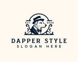 Dapper - Canine Dog Grooming logo design