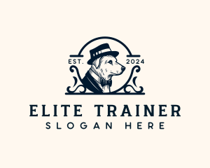 Canine Dog Grooming logo design