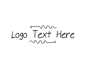 Handwriting - Scribble Line Daycare logo design
