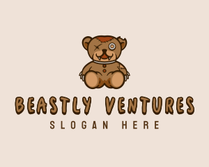 Monster - Teddy Bear Monster logo design