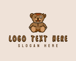  Teddy Bear Monster Logo