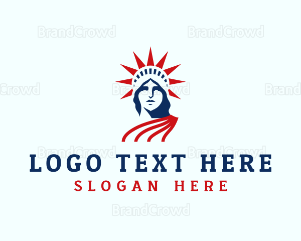 USA Statue of Liberty Logo