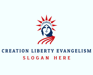 USA Statue of Liberty logo design