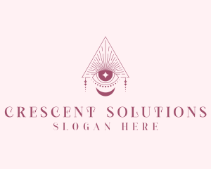 Bohemian Crescent Eye logo design