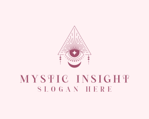 Bohemian Crescent Eye logo design