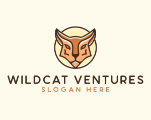 Wild Lynx Animal logo design