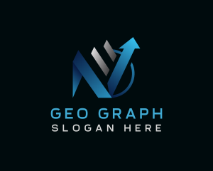 Accounting Finance Graph logo design