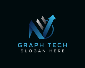 Graph - Accounting Finance Graph logo design