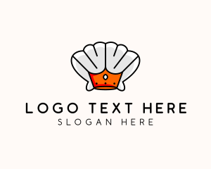 Luxury - Royal Clam Crown logo design