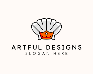 Royal Clam Crown  logo design