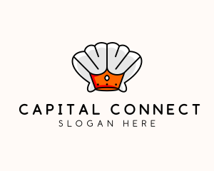 Royal Clam Crown  logo design