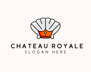 Royal Clam Crown  logo design