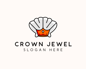 Royal Clam Crown  logo design