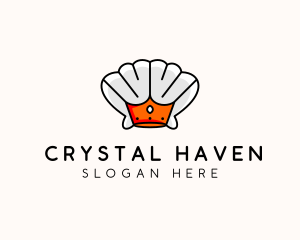 Royal Clam Crown  logo design