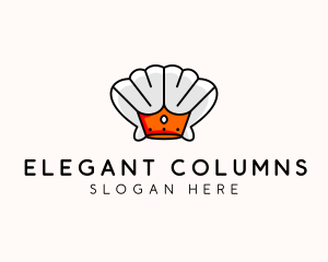 Royal Clam Crown  logo design