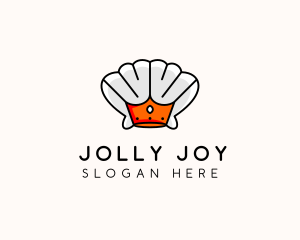 Royal Clam Crown  logo design