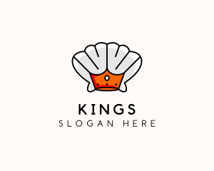 Royal Clam Crown  logo design