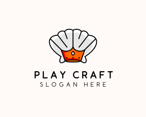 Royal Clam Crown  logo design