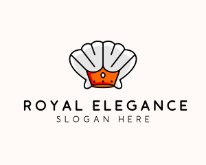 Royal Clam Crown  logo design