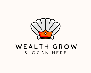 Royal Clam Crown  logo design