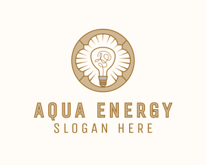 Light Bulb Energy logo design