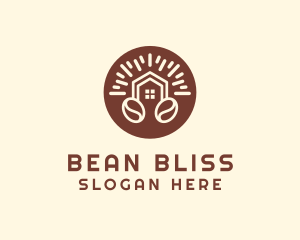 Realty House Coffee Bean logo design