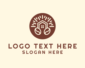 Affogato - Realty House Coffee Bean logo design