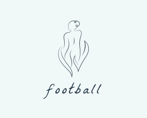 Nude - Nature Female Body logo design