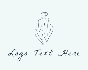 Naked - Nature Female Body logo design